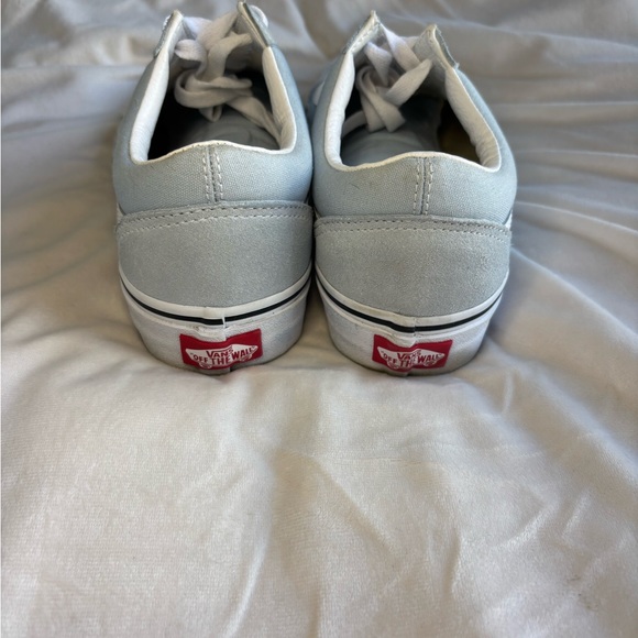 Vans Old Skool Baby Blue / True White - Woman’s Size 9 / Men’s Size 7.5 - Picture 4 of 6